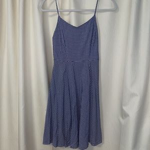 NEW Old Navy Blue/White Checkered Cami Dress